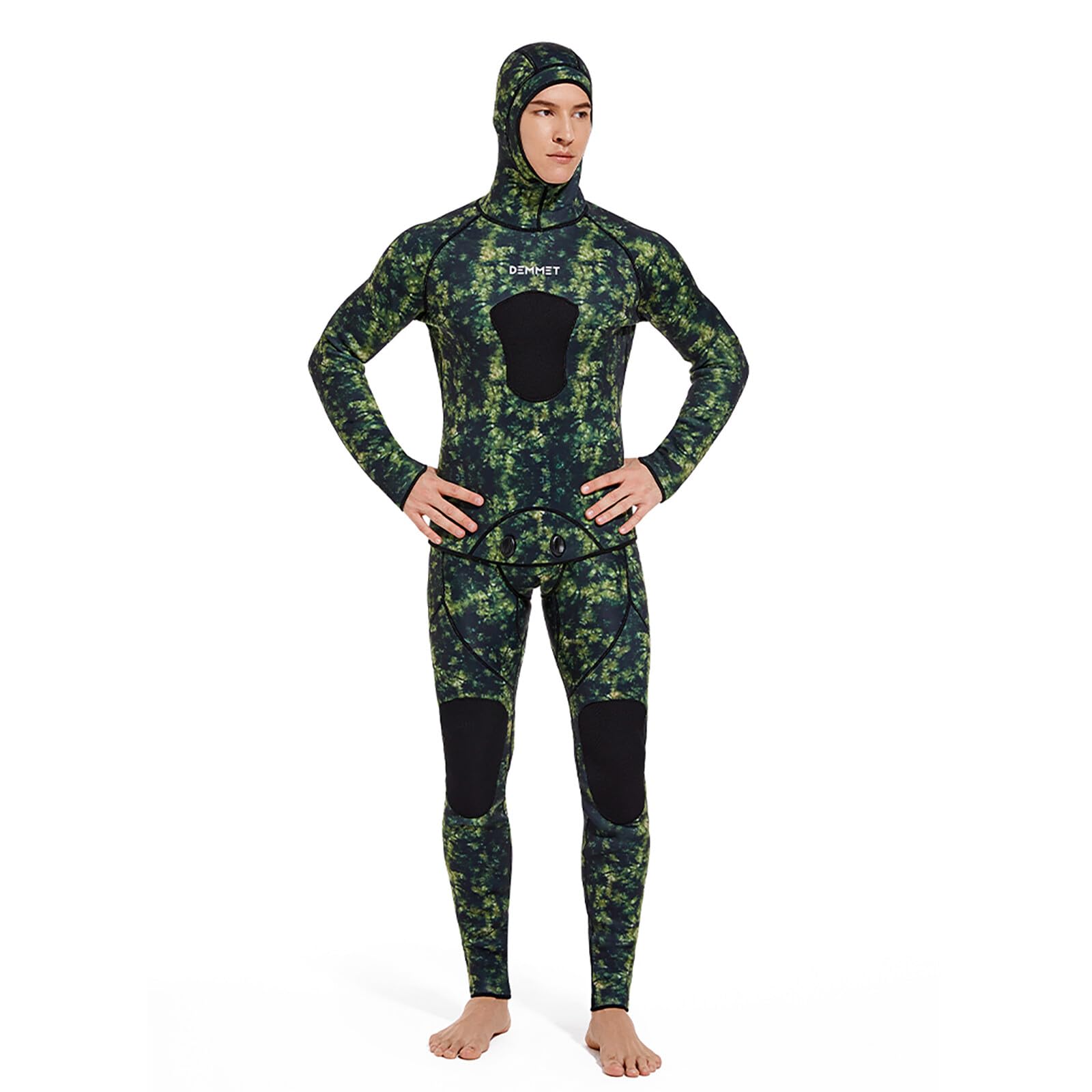 Neoprene Immersione Muta 3MM Inverno Caldo Uomo Cappuccio Surf Cerniera Anteriore Snorkeling Pescare Cappuccio Muta Subacquea