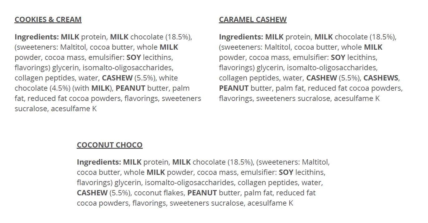 Barebells Protein Bars Variety Pack 14 x 55g 2 of Each Flavour High Protein Low Carb Low