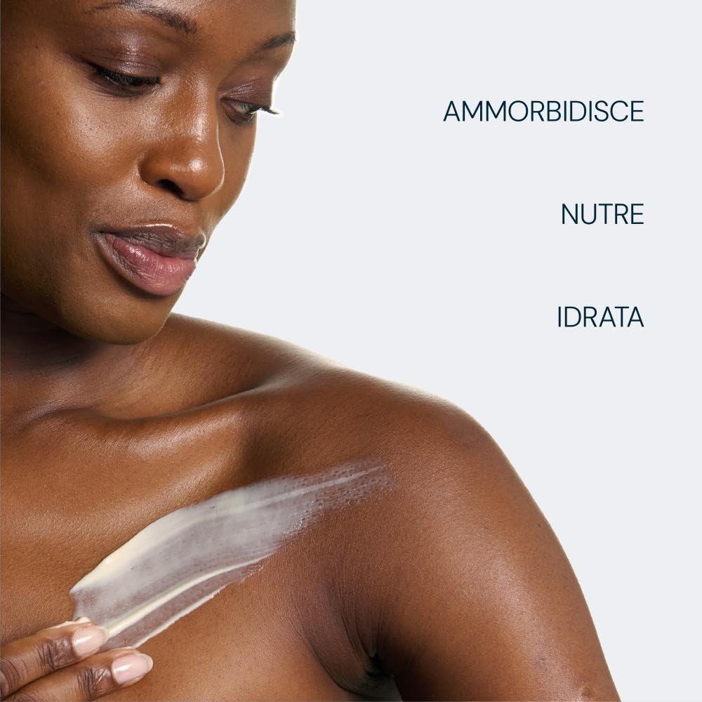 Elemis cura del corpo – Crema corpo Frangipani Monoi, crema doccia e bagnoschiuma rinfrescante, cura della pelle dal profumo esotico per l'uso quotidiano