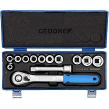 Gedore 19KMU-20 Tool Set 1/2" 13 pcs, Red
