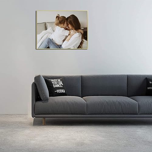 Vista 36 de Frametory, Marco de fotos de aluminio de 18 x 24 pulgadas, parte delantera de cristal real, para fotos de 18 x 24 pulgadas, para pared, marco