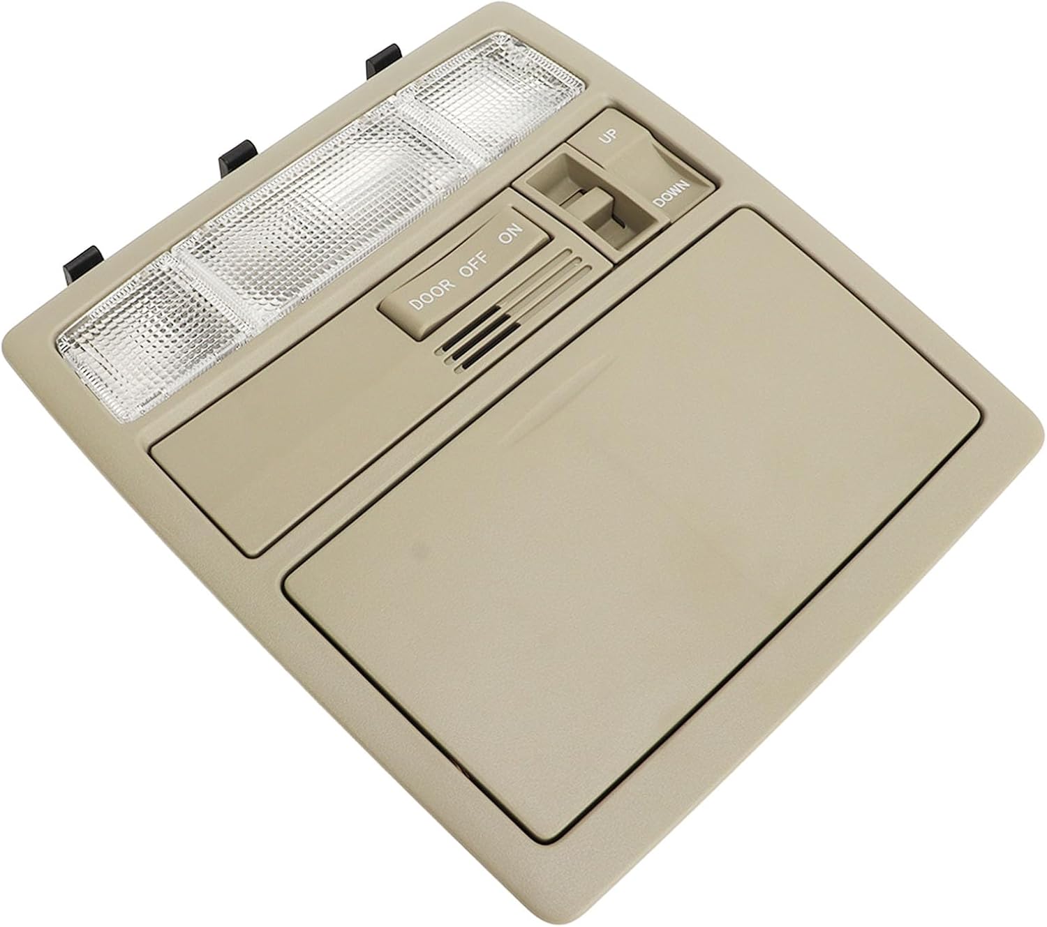 63650-370-E0, Overhead Sunroof Switch Console, Interior Overhead Console with Glasses Storage, Car Roof Map Dome Light and Reading Lamp for Camry 2007-2011