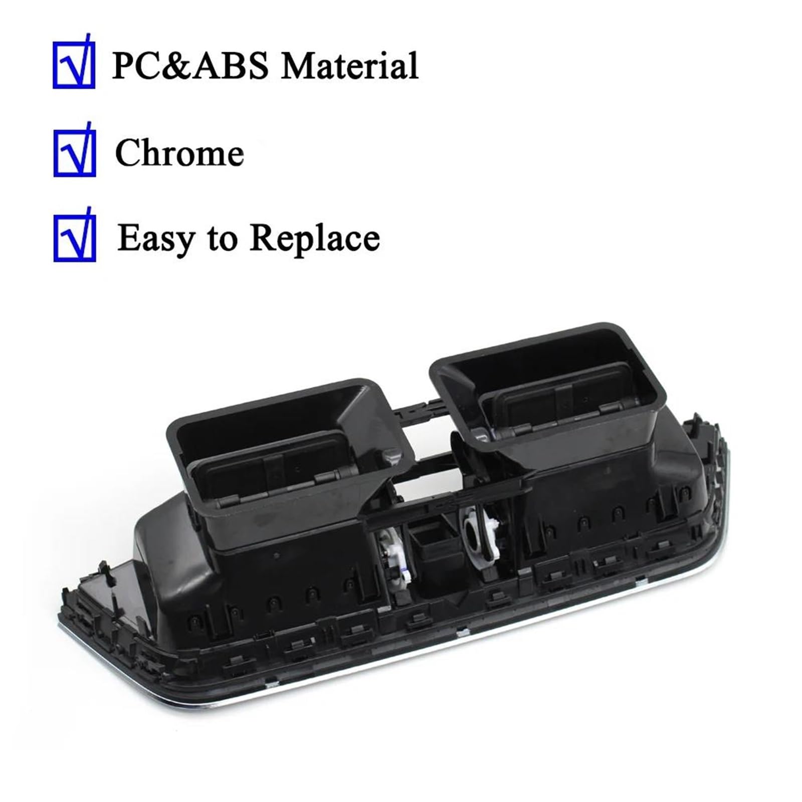 Auto Bocchette Aria Condizionata Per Skoda Per Octavia 3 A7 5E Per MK3 2015-2021 griglia ventilazione anteriore posteriore cruscotto auto gruppo 5E0820951 5E0819702 5ED819203(Central 1PC)