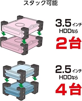 Century Naked Bikini 3.5 & 2.5 SATA/IDE HDD Stand Kit, Black, CRBK2_FP x2