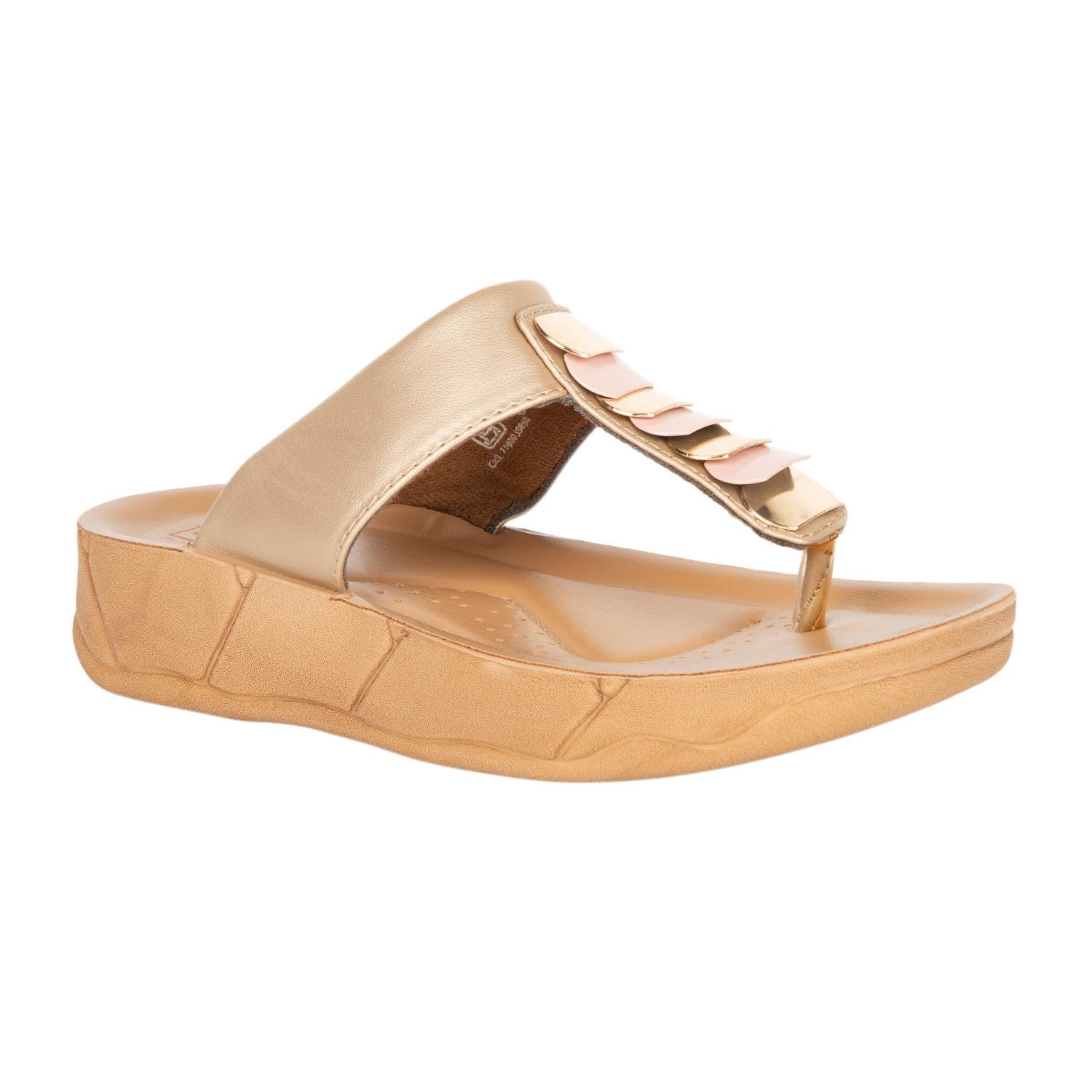 BELLA by Labella Womens Fashion Platform Slip-On Sandal – Comfortable, Lightweight, Slip-Resistant, Breathable – Ideal for Casual and Office Wear 24000125Golden UK 3 (B0D1KGFR34) Amazon Price History, Amazon Price Tracker