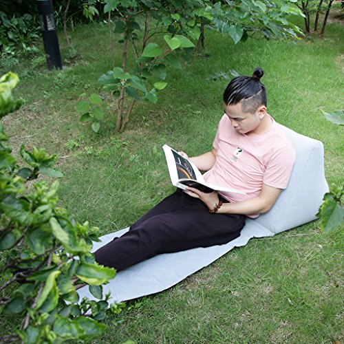 YIJU Inflando Espreguiçadeira de Camping de Praia Travesseiro de Volta Almofada Cadeira Cama Infláve