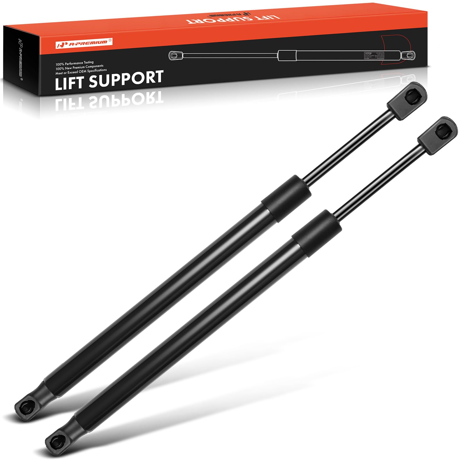 A-Premium Front Hood Lift Supports Shock Struts Compatible with Chevrolet, Buick & Oldsmobile Models - Impala 1994-1996, Roadmaster/Caprice 1991-1996, Custom Cruiser, Commercial Chassis(2PC Set)