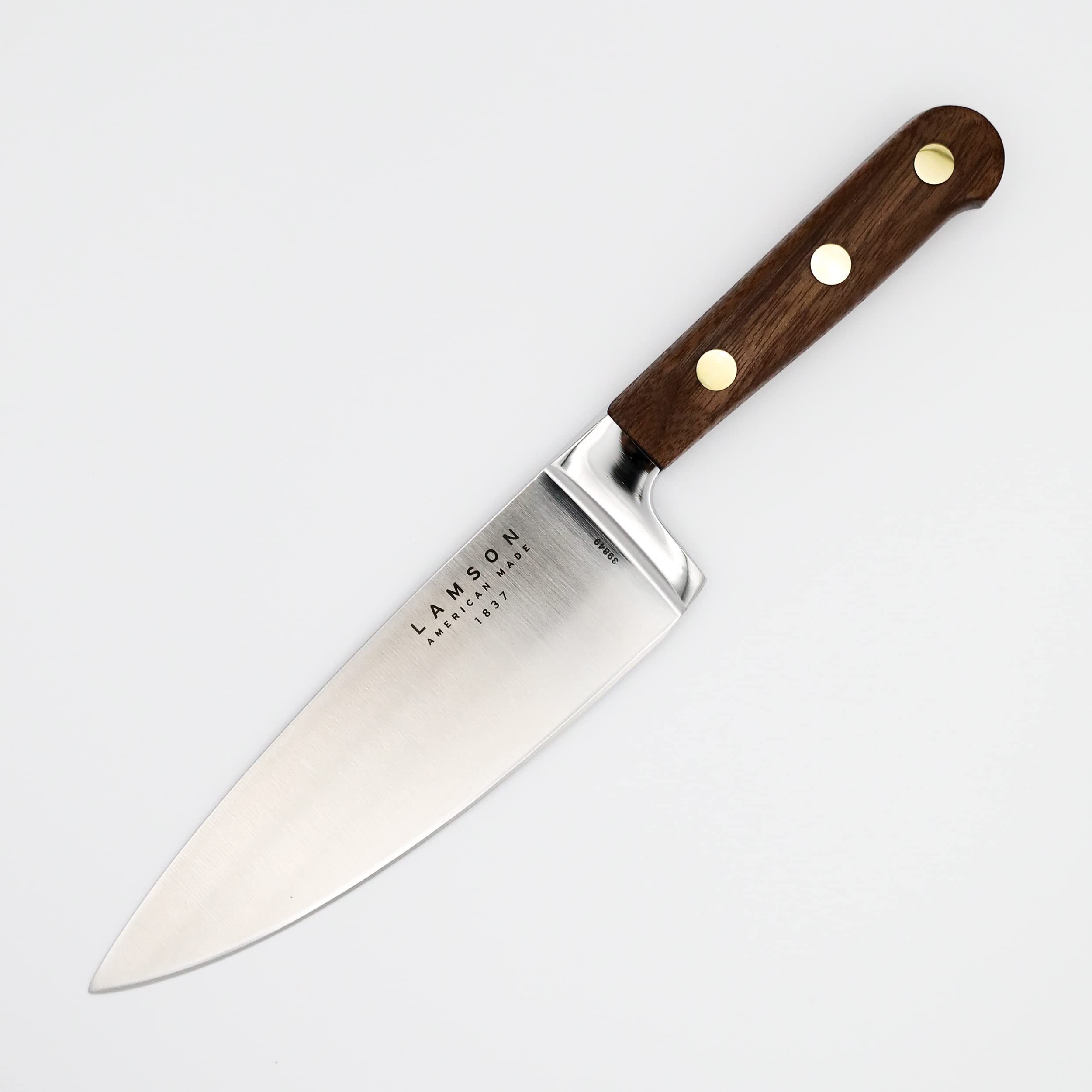 Lamson Vintage 8 In Chef's Knife, Walnut Handle, Double Riveted — Amazon image 12