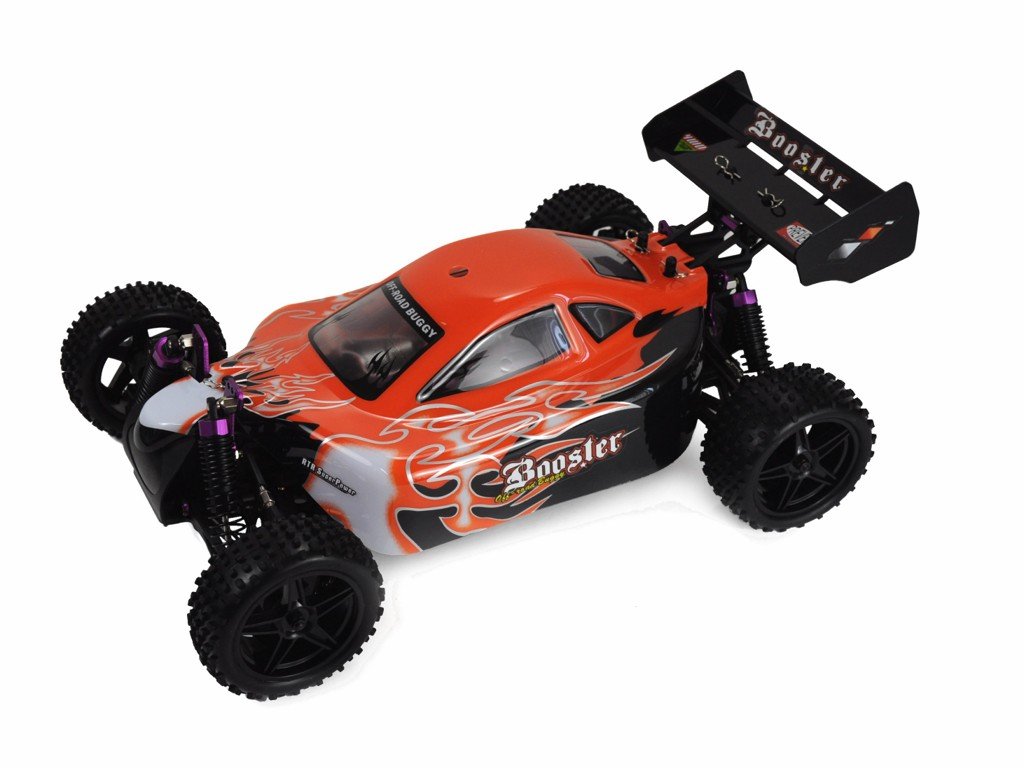 Amewi 22031 - Buggy Booster, macchinina radiocomandata, 2,4 GHz M 1:10 RTR (Colori Assortiti)