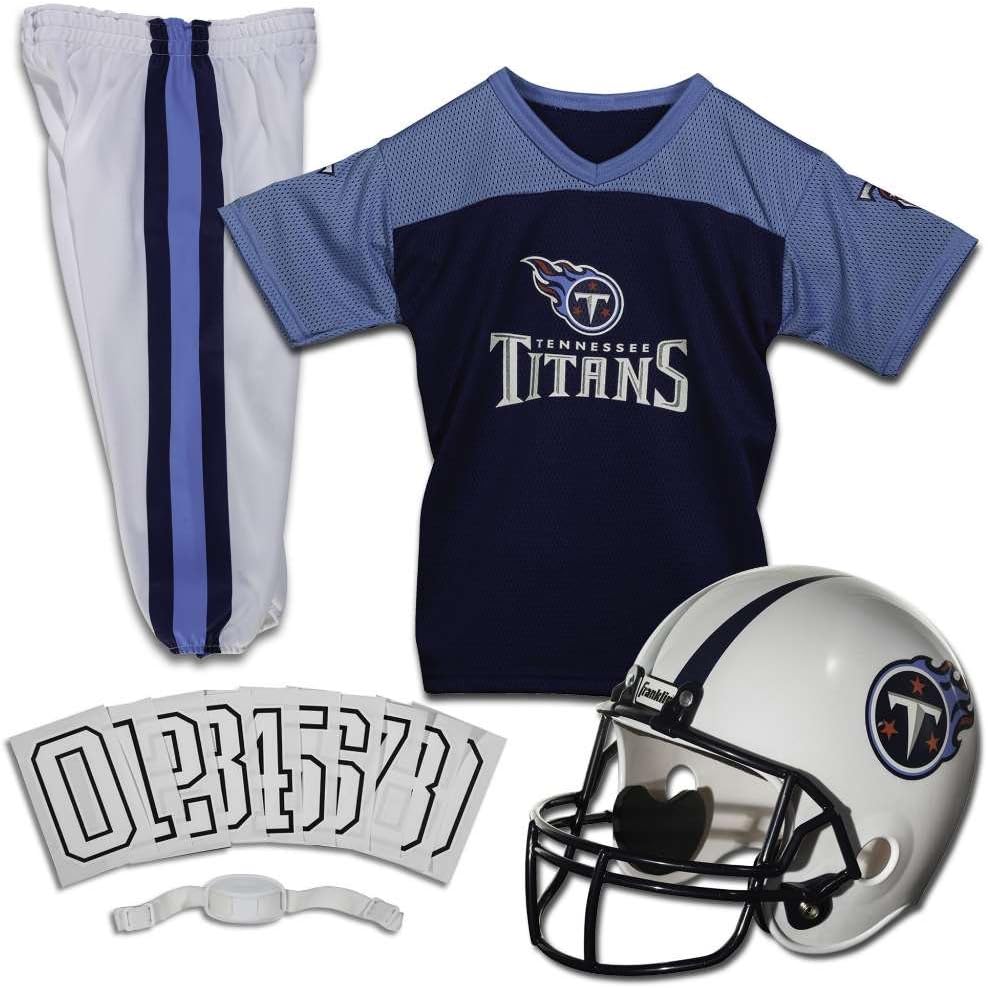 Franklin Sports NFL Youth Football Uniform Set for Boys & Girls - Includes Helmet, Jersey & Pants with Chinstrap + Numbers
