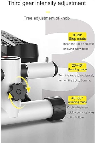 Miniatura 6 de Stepper Fitness Aerobic, Mini Twist Stepper with Adjustable Resistance Band, Multifunction Household Exercise Machine, Leg Climbing Stepper for Home