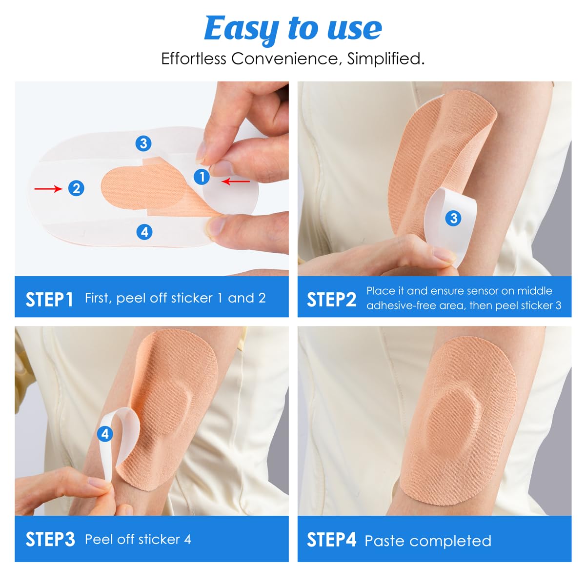 Lot De 40 Patchs Autocollants De Protection Pour Capteur Dexcom G6 - Marque YOUSHARES - Stériles, Sans Latex - Neuf