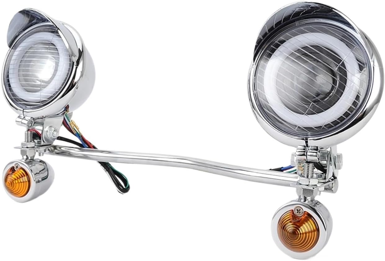 1Set Driving Passing Turn Signal Spot Light Bar Compatible With SUZUK Boulevard Intruder Volusia Marauder VL 700 1400 1500 C90 C50 M95 M90