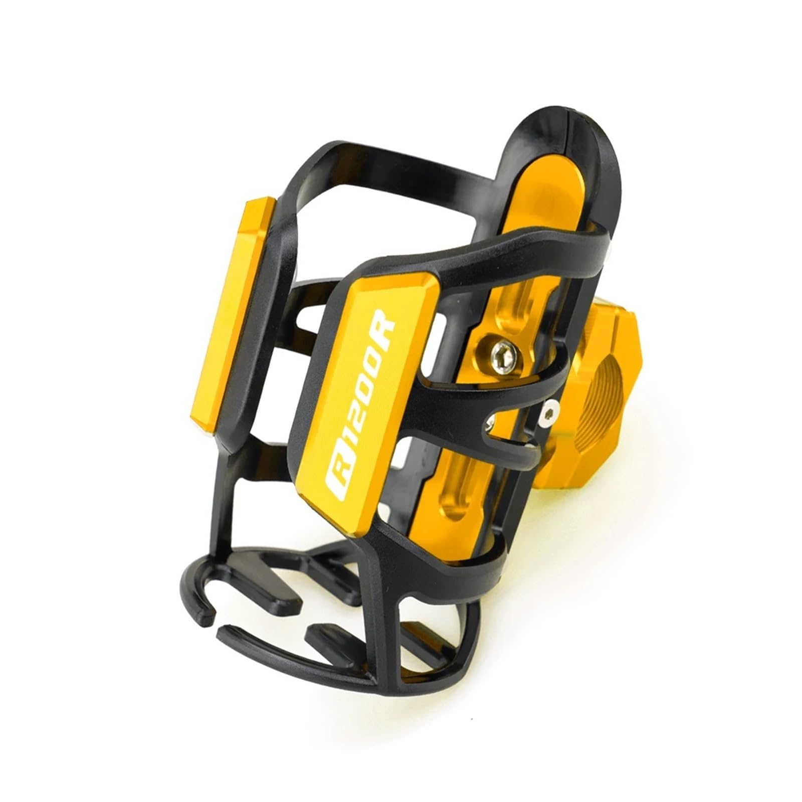 Portabotellas para Motocicleta BMW R1200R R1200 R 1200R, Soporte para Botella de Agua y Bebida, Accesorios con Logotipo(Oro)