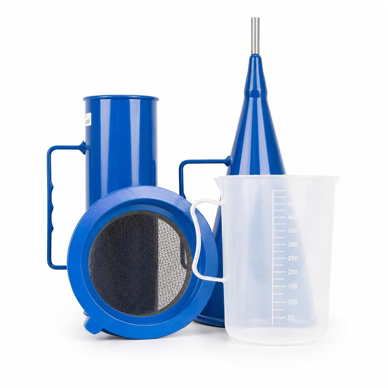 Schlammhydrometer Tester Kit 3-teiliges Gülle-Testset im Aluminiumkoffer | Misst Dichte von 0,96-3 g/cm³ bei 0,01 g/cm³ Auflösung, plus Viskosität und Sandgehalt für Feld- oder Laboranwendungen