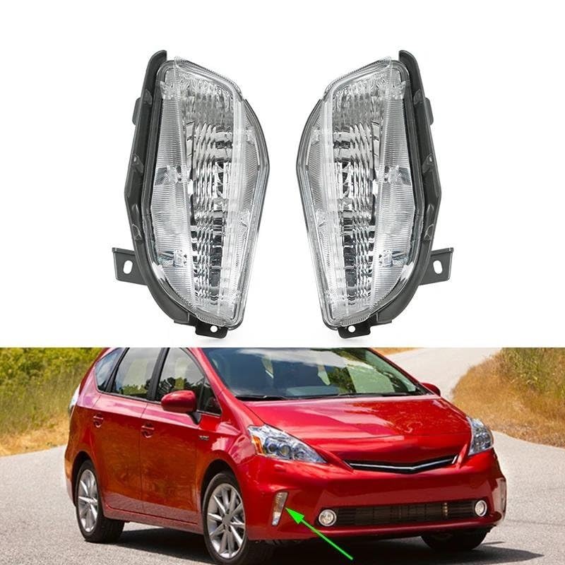 Feu antibrouillard Prius V 2012 phare travail gauche pour pare-choc avant - 2