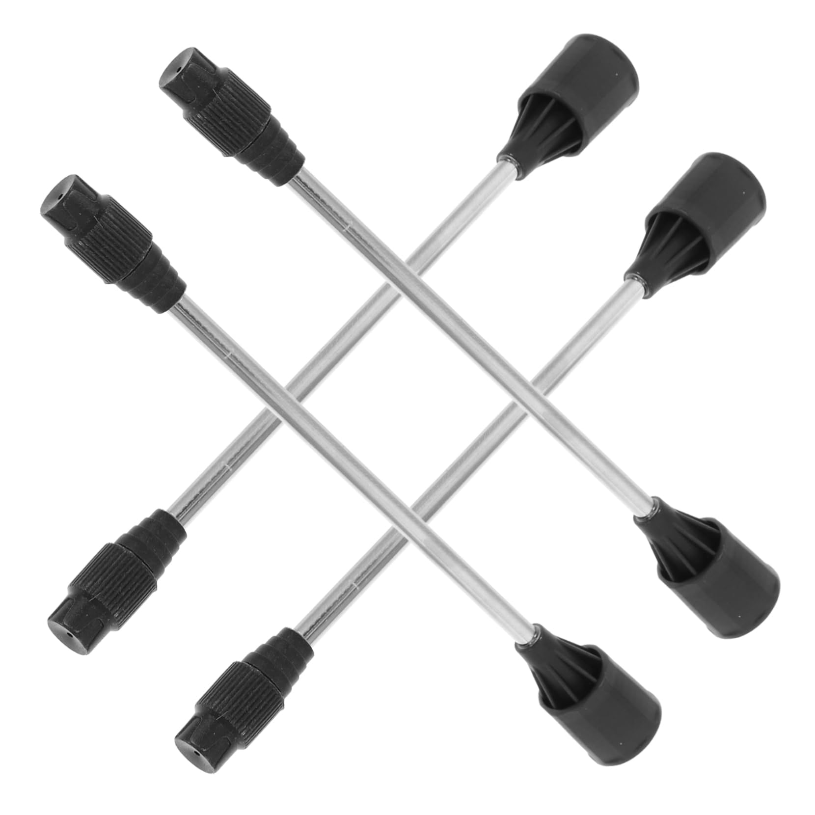 Balacoo Stainless Steel Spray Boom Extender 4pcs Replacement Wand for Sprayer Garden Sprayer Parts