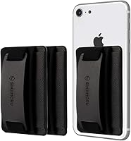 Vista 1 de Sinjimoru Tarjetero con agarre para teléfono con soporte para teléfono, billetera de agarre seguro para iPhone con soporte para mesa. Sinji Pouch