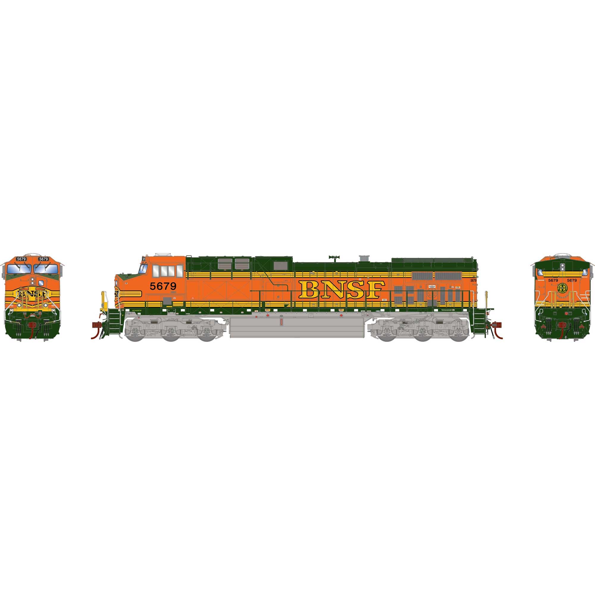 Athearn HO AC4400CW BNSF #5679 ATHG31680 HO Locomotives