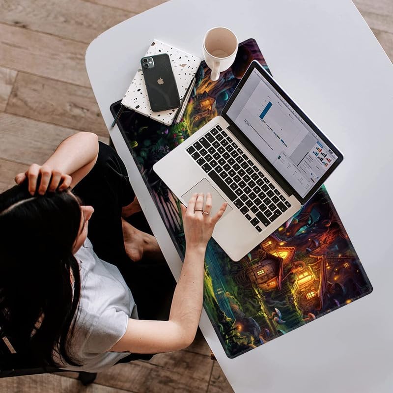 Miniatura 5 de EDGFRTOIO Tapete de juego con zonas para juegos de cartas MTG, alfombrillas de juego mágicas de mesa de 24 x 14 pulgadas, mesa de juego de mesa