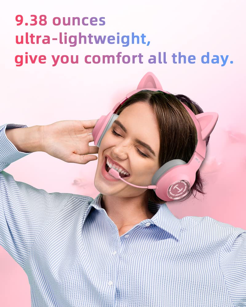 Buy HECATE by Edifier G2 II Pink Gaming Headset USB Wired Cat Ear