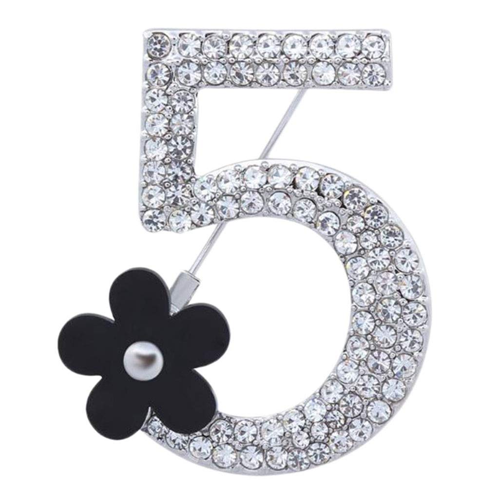 Broche fleurs en cristal CFWSHJ pour customiser un look - 8