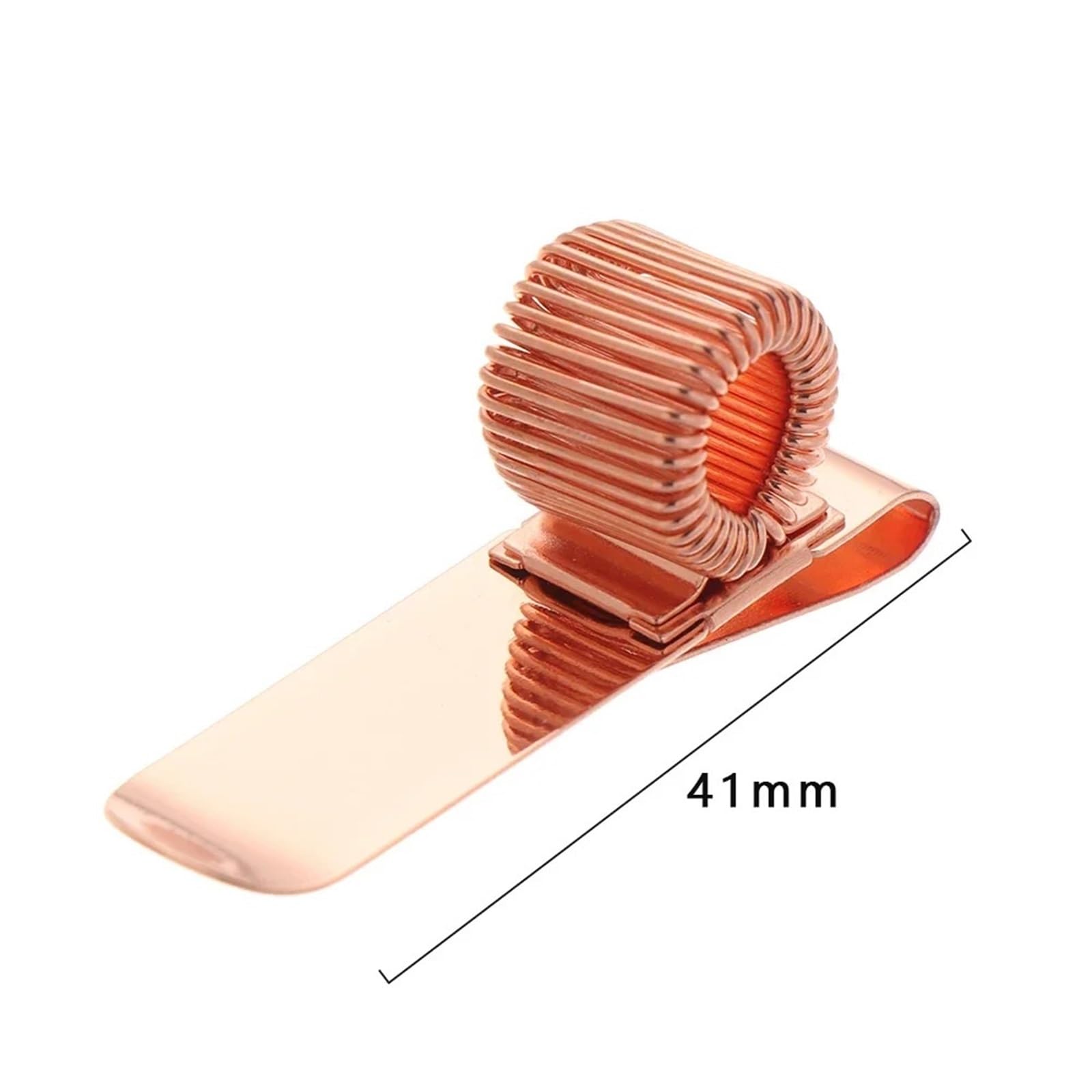 Clip de bolígrafo para cuaderno, clip de resorte, soporte de metal para lápices, orificio de un solo agujero, lazo elástico, suministros de escritura portátiles (32 piezas)