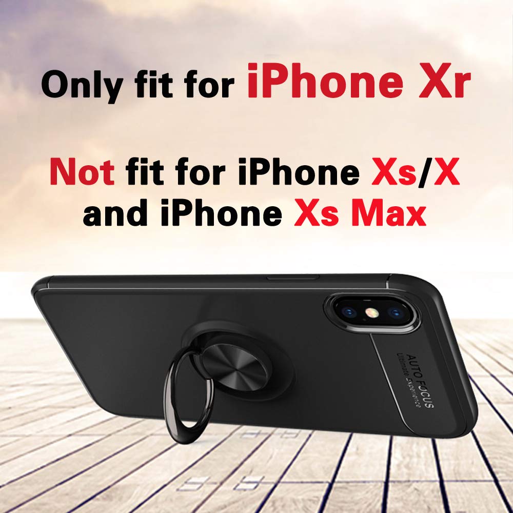 Asuwish Funda De Teléfono Para IPhone XR 6.1 Con Protector De Pantalla De Vidrio Templado Y Soporte De Anillo, Accesorios De Silicona IPhoneXR IPhone10R I Phonex 10XR 10R RX CR IPhoneXRcases