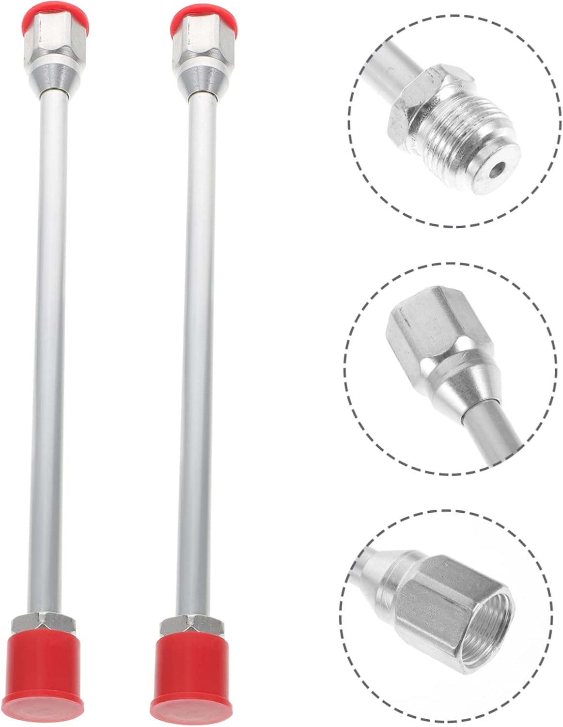 2pcs Airless Paint Sprayer Extension Pole Rod for Easy High Ceiling Painting Lightweight and Resistant Compatible Sprayer Accessories