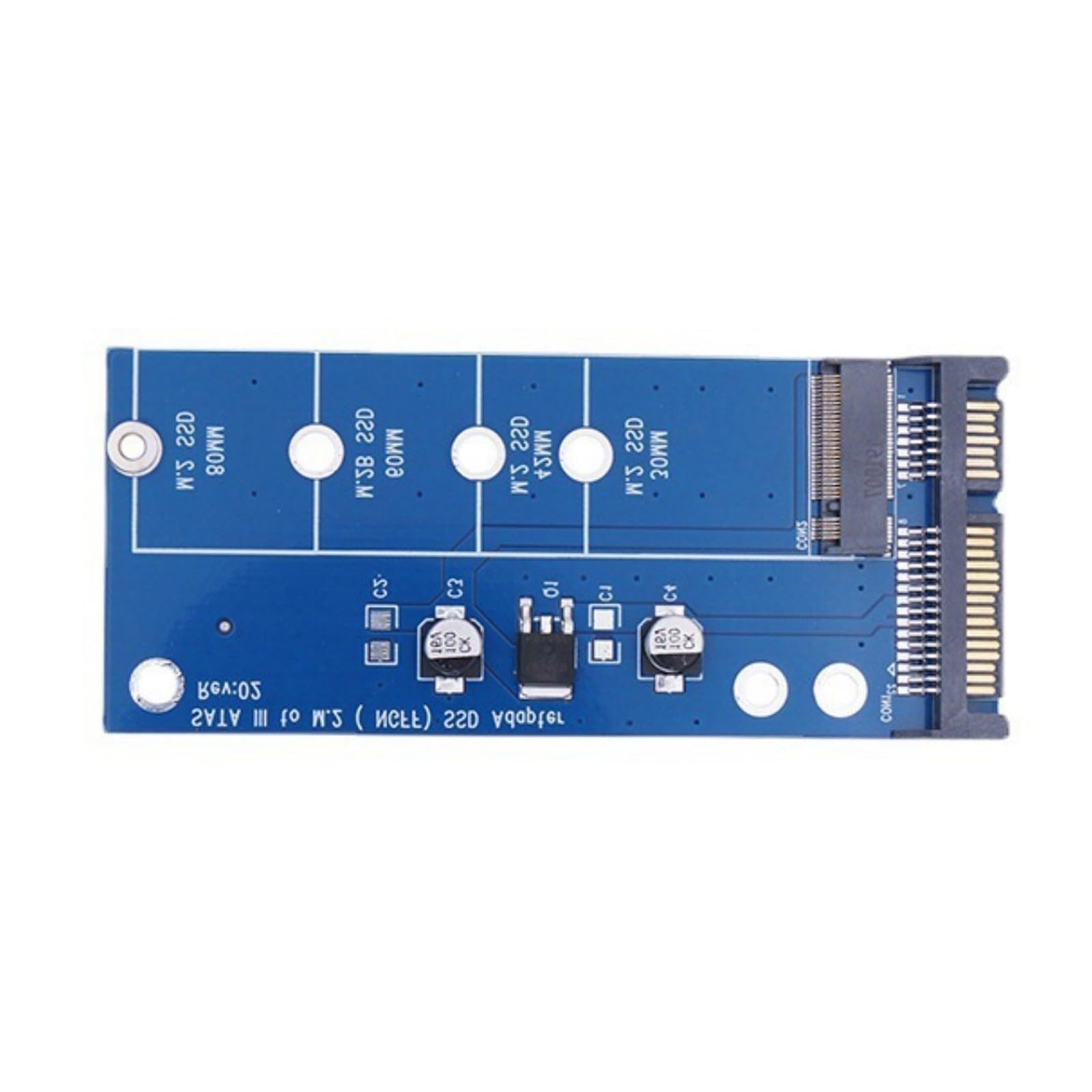 CHENZILIN SATA3 Adapter SATA3 to SATA3 Adapter Converter SATA3 Card Converter for 2230 2242 2260 2280