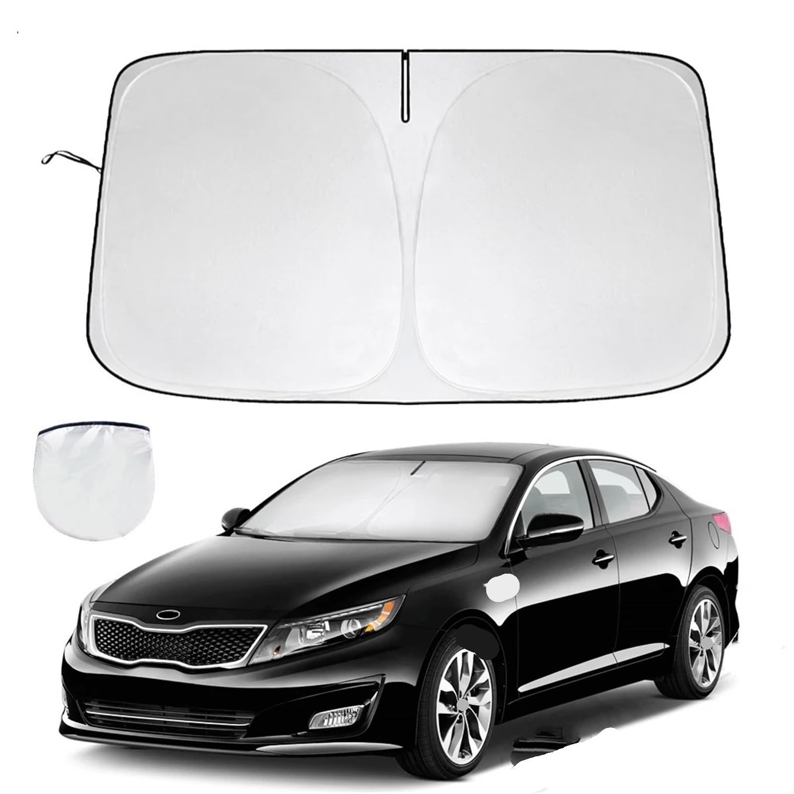 Visiera Parasole Interna Pieghevole Parasole per Parabrezza per KIA per K5 2021-2023, Parasole, Parasole Pieghevole per Parabrezza Auto. Parasole per Macchina