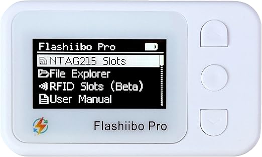 Pro NFC Emulator, NFC Tag Emulator, 3000+ Saves, Unlimited Rewrite, Auto UID Regen, Rechargeable Battery , 1.4" OLED Screen, Compatible with 50+ Games on Switch 1 & 2 (White)