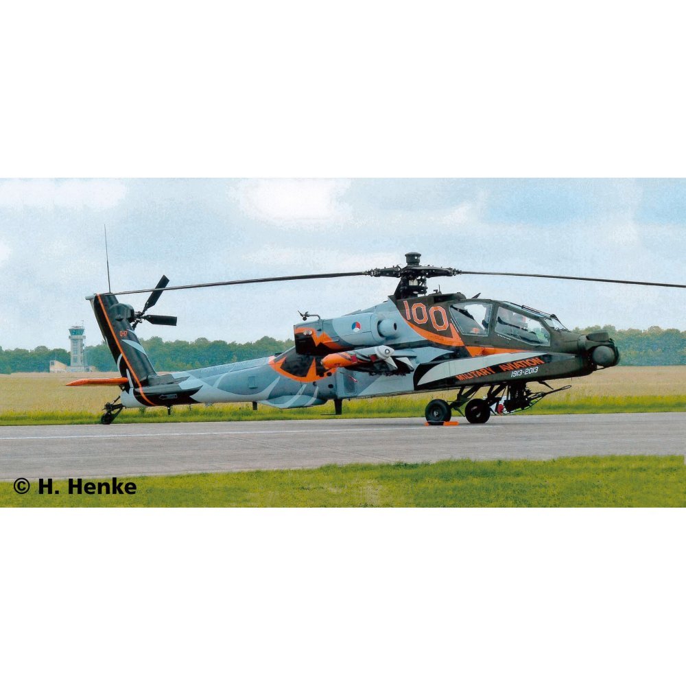 Revell Zestaw modelarski 04896 - AH-64D Apache 100, Military Avia w skali 1:48