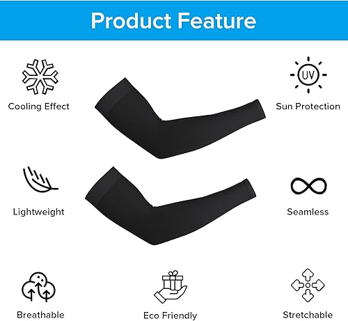 Miniatura 5 de Ouligay 4 pares de mangas de enfriamiento con protección UV UPF 50, mangas para el sol, cubierta de tatuaje, mangas de compresión deportivas