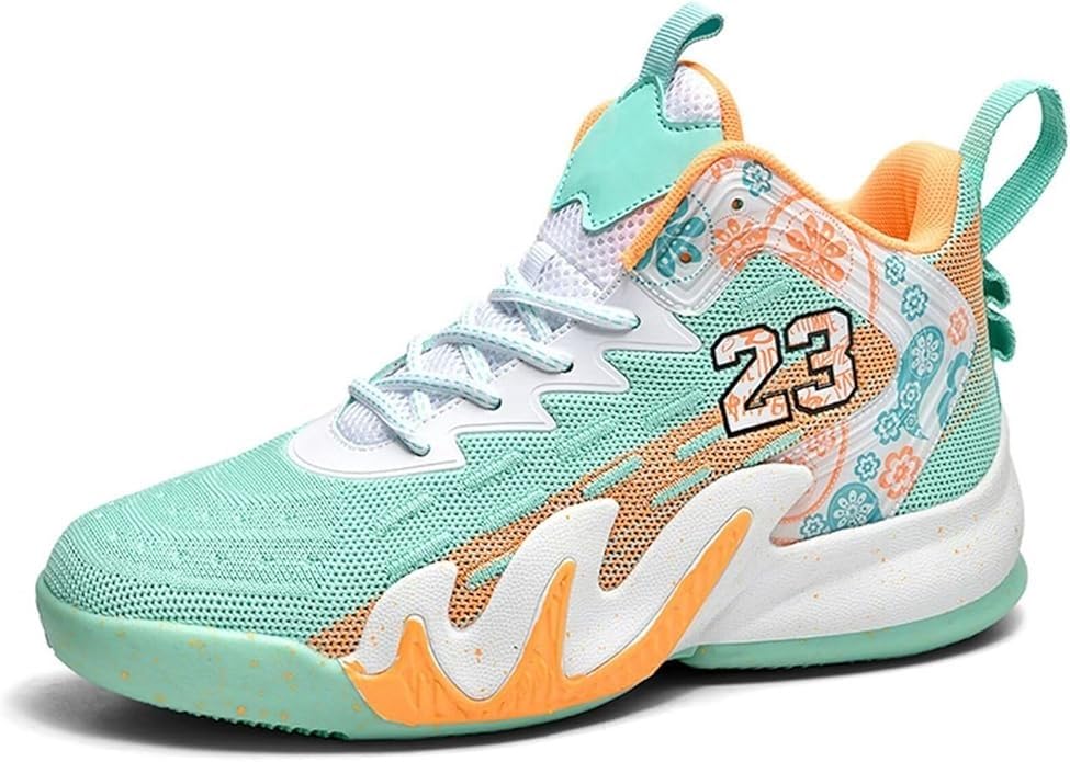 Zapatillas de baloncesto unisex transpirables con amortiguación reactiva