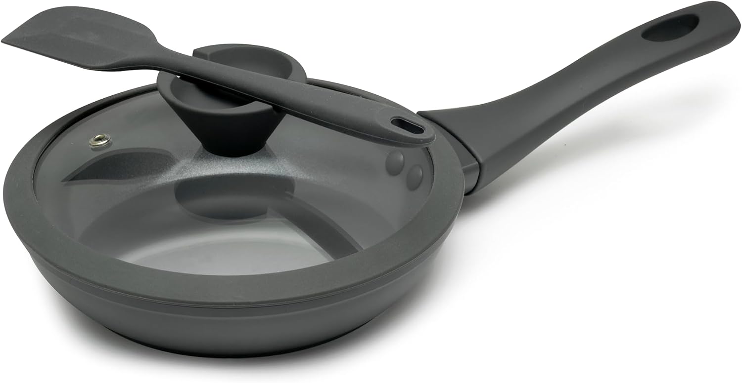 NATIVO 7-inch Nonstick Frypan with Lid and Spatula