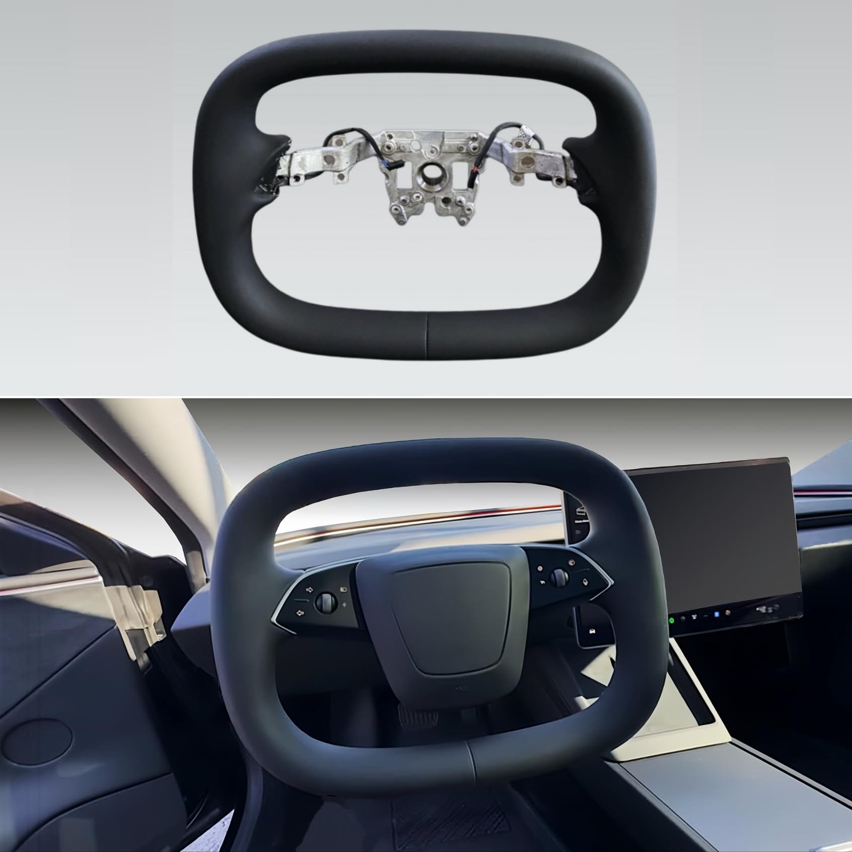 Amazon.com: Agiling CyberYoke Tesla Customized Steering Wheel