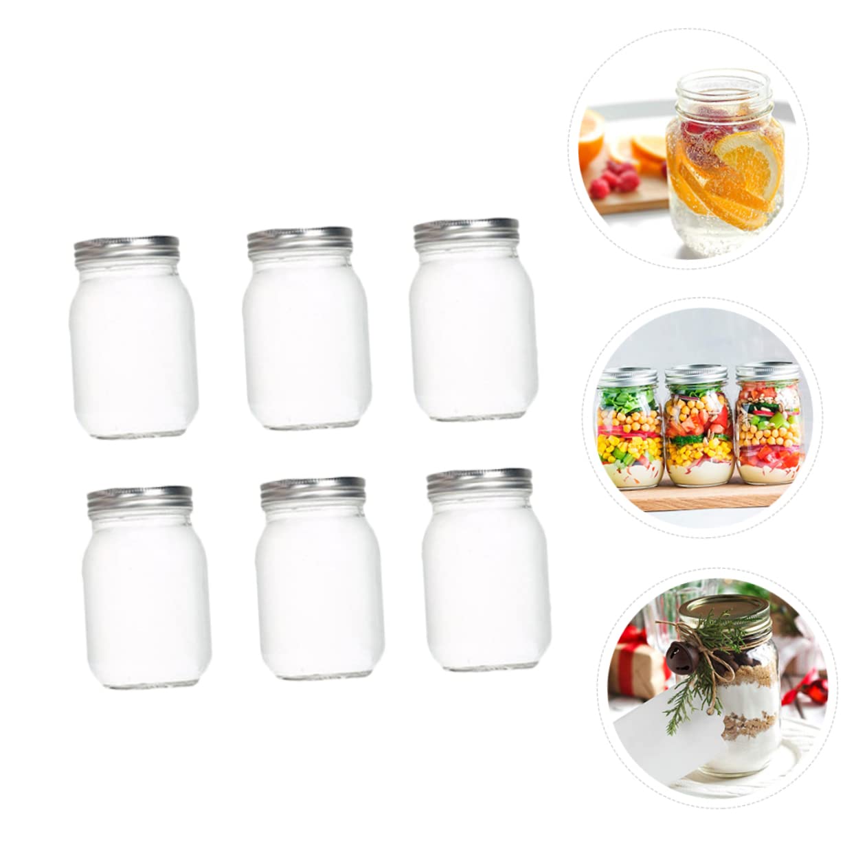 ガラス製保存瓶 透明 円筒形 Amazon｜PHENOFICE 透明なガラス製丸い保存瓶 500ml 密閉性に良い蓋