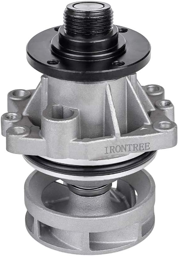 IRONTREE 252-284 Professional Water Pump Kit with Gasket for BMW 320i 323ci 323i 323is 325ci 325i 325is 325xi 328ci 328i 328is 330ci 330i 330xi 525i 528i 530i M3 X3 X5 Z3 Z4, 2.0L 2.5L 3.0L L6 Engine