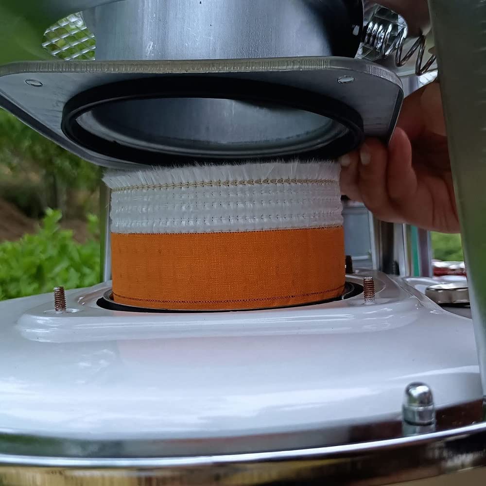 JWW Docht Für Petroleumofen Portable 75mm Baumwollkern Effizienter Dochte, Porfessional Ersatz Dochte, Lange Brenndauer Rauchfrei Geruchsneutral (Color : 6 * 75mm)
