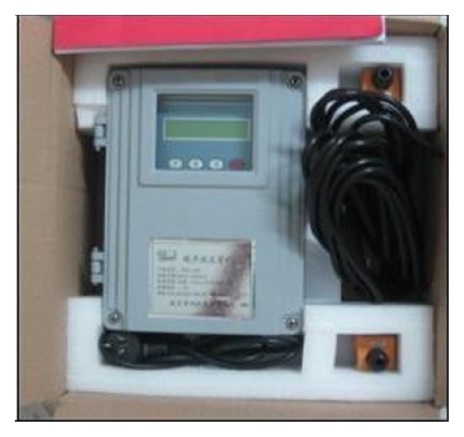 Caudalímetro con pantalla LCD digital TDS-100F, caudalímetro ultrasónico fijo independiente, caudalímetro M2 (DN50-700 mm) for agua, diésel, gasolina y otros líquidos (TDS-100F con M2)
