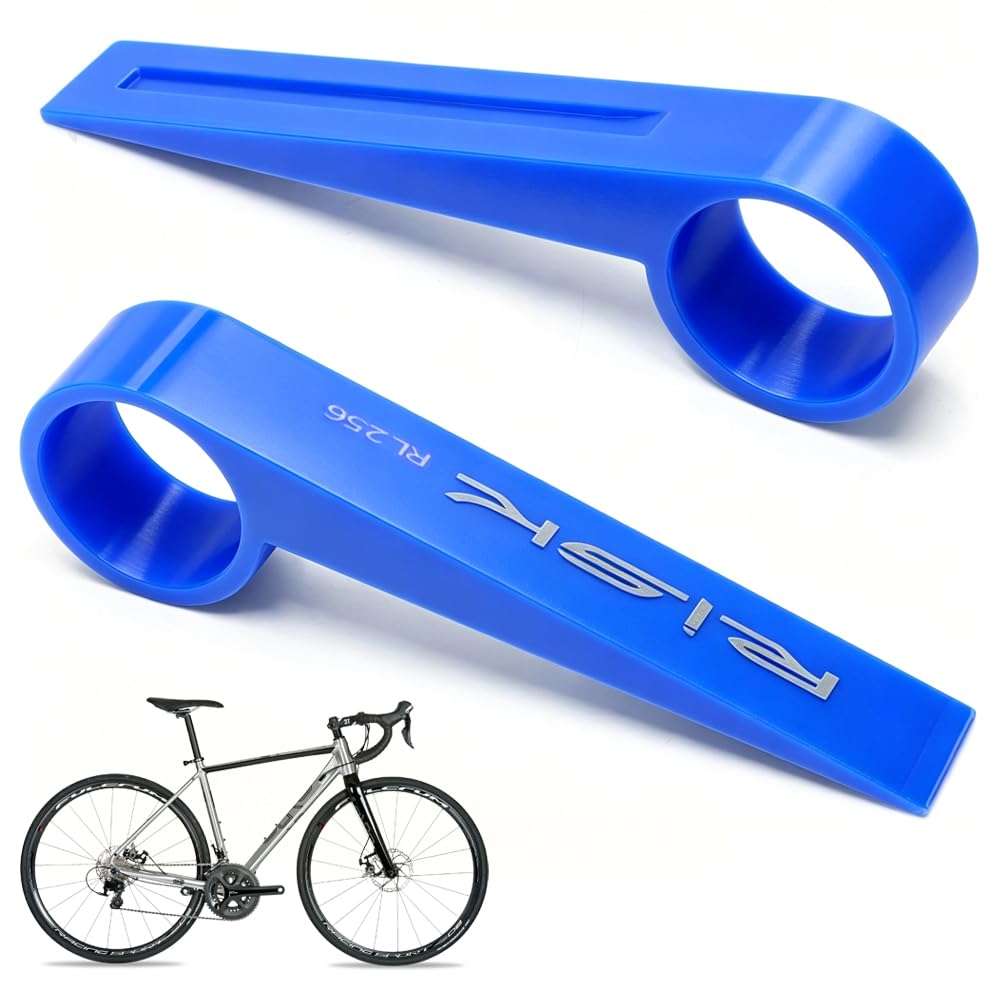 2 PCS Bike Piston Press Tool Parallel Retracting Repair Tools Made of Plastic Brake Caliper Rewind Tools for Road Bike MTB Brake Calipers,16.2mm Width(Blue)