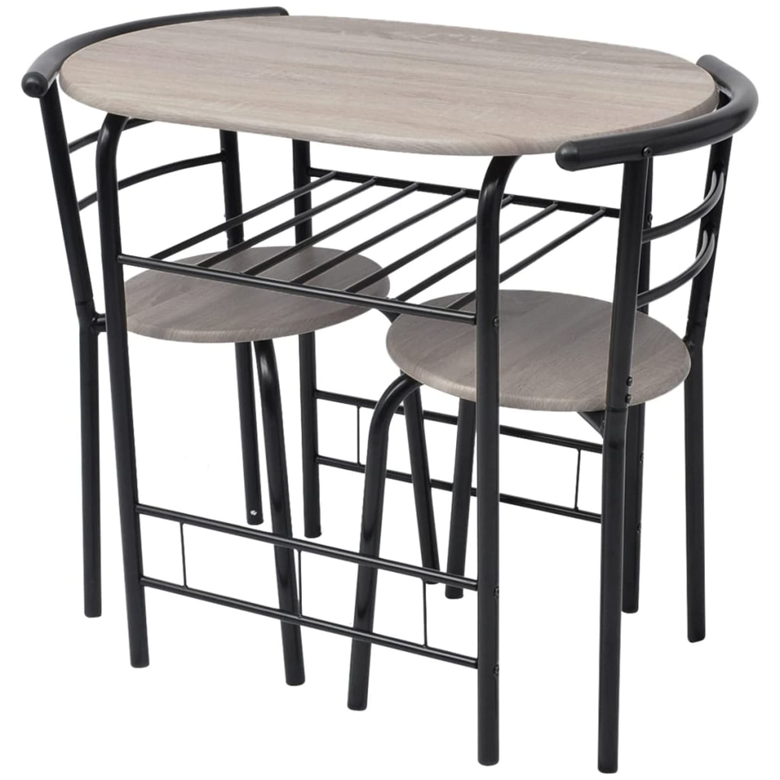ARKEM Mesa Alta de Cocina o Bar con taburetes MDF Mesa Estrecha Cocina Barra Cocina