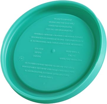 Pyrex 7202-PC 1-Cup Green Food Storage Lid (4-Pack) - Made in USA | BPA-Free Plastic | Spill-Reducing Closure | Lightweight Construction | Kitchen Organization