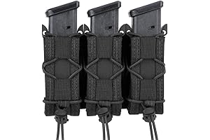 Molle Triple Tactical Magazine Holster for Various Handgun Models