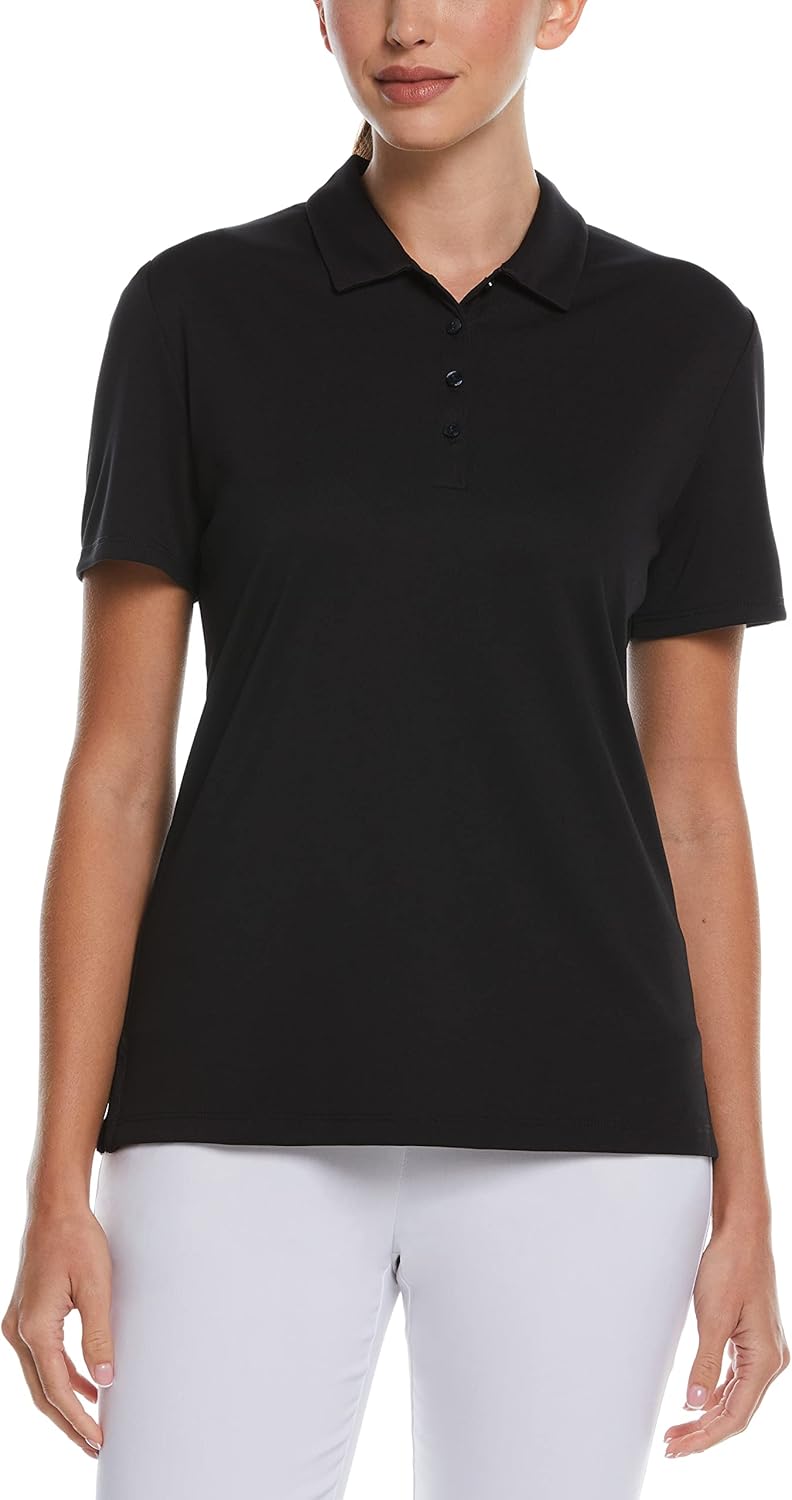 Callaway Women's Tournament Short Sleeve Golf Polo Shirt, Added Stretch, Moisture-Wicking, Sun Protection
