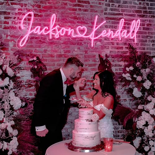 Neon Sign, Schild Led Personalisierte Schriftzug Leuchtschilder, Custom...