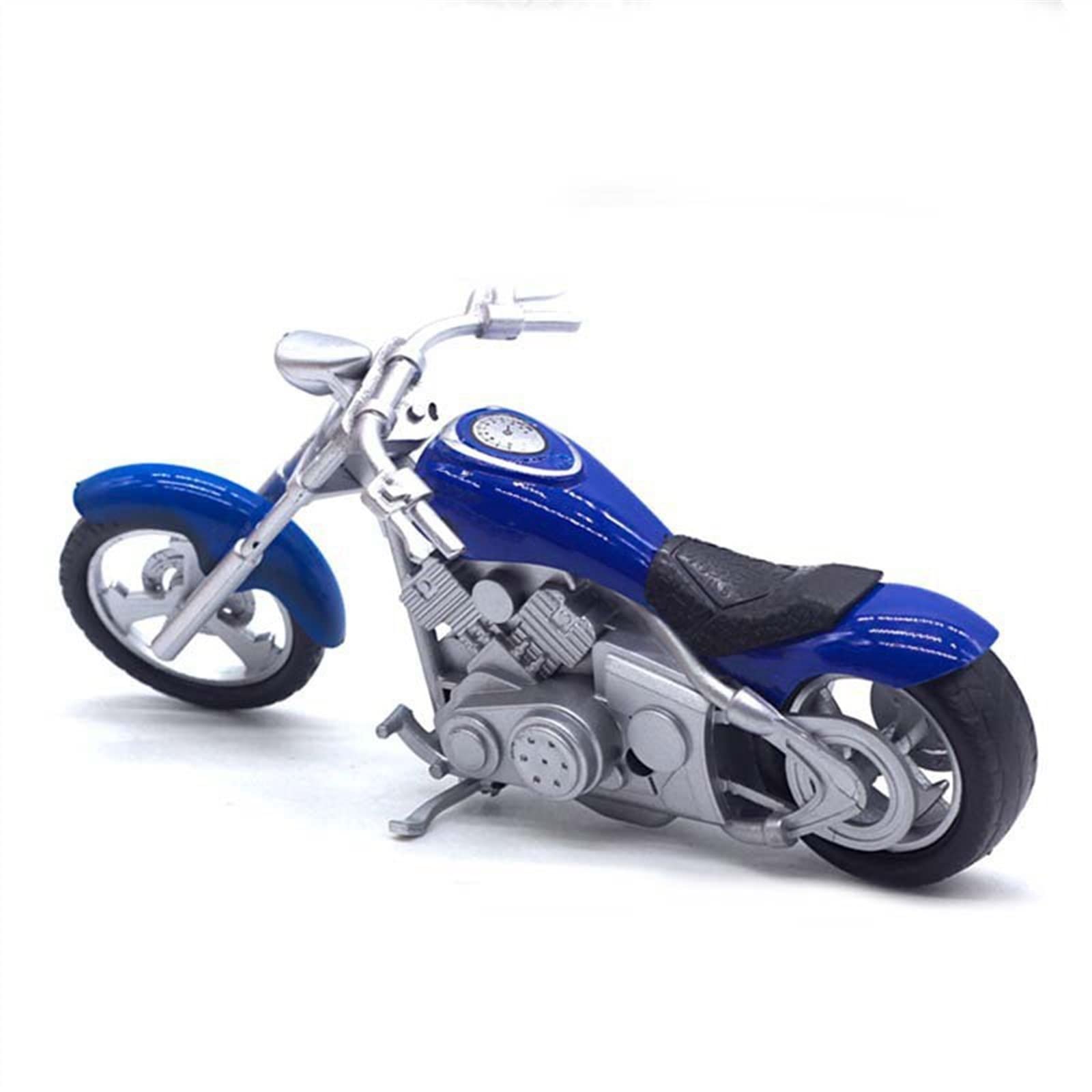 SEYXF Motorbike Toy 1:18 Scale for Harley Alloy Motorcycle Model Gift(Blue)