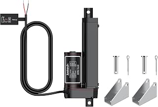 Justech 12V Heavy Duty Linear Actuator 330LBS/1500N 4in Stroke IP65 Waterproof Silent Electric Actuator w/Brackets for RV Solar Tracker Windows