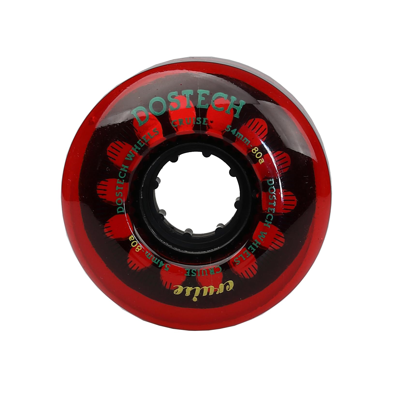 Amazon | DOSTECH ドステック クルーズウィール クリアレッド 54mm 80a